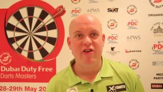 Michael van Gerwen aiming for third Dubai Duty Free Darts Masters title [upl. by Sutherlan527]