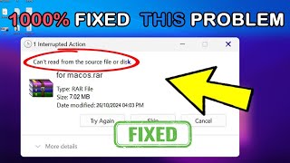 The Fix  Cant read from the source file or disk in Windows 10 11 Youve Been Waiting For [upl. by Boesch960]