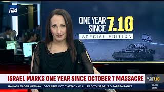 ⭕ i24NEWS Special Edition Israel marks Oct 7 anniversary with memorial ceremonies [upl. by Tisbe139]