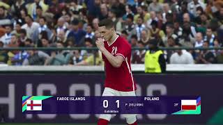 PES 2021 Gameplay  Wyspy Owcze  Polska  2023 [upl. by Erle]