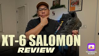 XT6 SALOMON  REVIEW  PhantomBlack Color Way [upl. by Rebak]