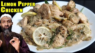 Lemon Pepper Chicken Recipe By RecipeTrier  Chicken Breast Recipe [upl. by Aremmat]