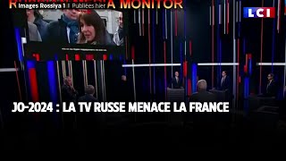 JO 2024  la TV russe menace la France [upl. by Calida743]