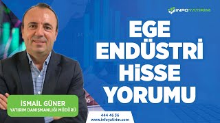 İsmail Günerden EGE ENDÜSTRİ Hisse Yorumu quot9 Ocak 2023 Tarihli Yayındanquot  İnfo Yatırım [upl. by Otineb]