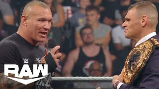 New Champion Gunther Accepts Randy Ortons Challenge  WWE Raw Highlights 8524  WWE on USA [upl. by Yehs]