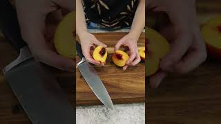 How To Cut a Peach  Homebody Eats [upl. by Verity]