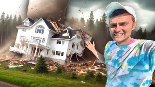 A TORNADO HIT THE TEAM RAR HOUSE [upl. by Ellerol]