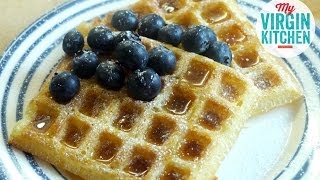 HOMEMADE BELGIAN WAFFLES RECIPE [upl. by Nanek]