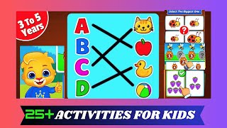 quotBest Kids Games for Toddlers Engaging 25 Learning Activitiesquot Like ABC Numbers Etc [upl. by Daitzman]