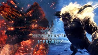 MHW Iceborne  Raging Brachydios amp Furious Rajang [upl. by Graner41]