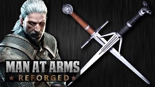 Witcher 3 Silver amp Steel Swords  MAN AT ARMS REFORGED [upl. by Obau673]