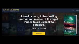 John Grisham Books  Buy John Grisham Camino Ghosts NOW [upl. by Naihr]