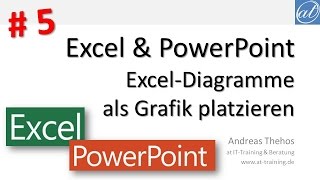 PowerPoint  ExcelDiagramm als Bild einfügen  5 [upl. by Eromle911]