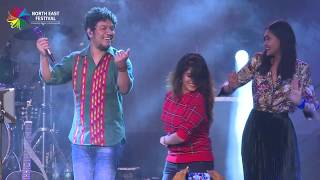 Papon Sings quotBihuquot  North East Festival 2018 [upl. by Noirrad]