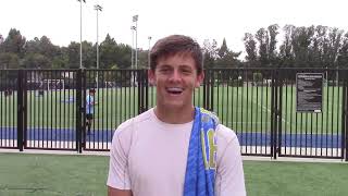 2021 Centennial QB Jake Retzlaff UCLA Camp Interview [upl. by Ainnat715]