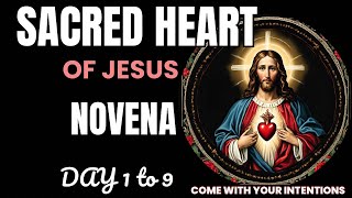 NOVENA TO THE SACRED HEART OF JESUS DAY 1 to 9  Novena for Feast of the Sacred Heart of Jesus 2024 [upl. by Gee]