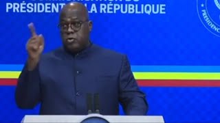 RDC  Ce discours du président Félix Tshisekedi Suivez [upl. by Notsnarc]