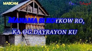 MANAMA SI KOYKOW RO karaoke music [upl. by Carry]