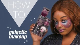 Superdrug X Real Techniques  Halloween 2018  Galactic Makeup  Vinty Nellie [upl. by Seavey]