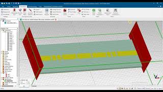 microstrip end coupled bandpass filter design simulations results in cst [upl. by Beitnes303]