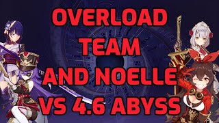 Raiden Overload and Noelle with Amber  Genshin Impact 46 Spiral Abyss [upl. by Aerdnna]