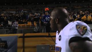 Must See Suggs Exchange With Steelers Fans [upl. by Alethea]