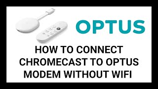 How to Connect Chromecast to Optus Modem WITHOUT WiFi No More Buffering 🔥 [upl. by Sylas]