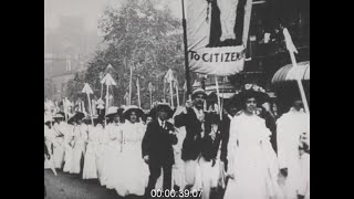 Suffragette History and Protests 1913  Film 1019738 [upl. by Kanor]