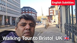 Walking Tour to Bristol UK 🇬🇧  Subtitles [upl. by Iraam27]