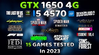 GTX 1650  i5 4570 in 2023🔥  15 Games Tested [upl. by Munro908]