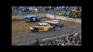 Demolition Derby 2014 FULL SHOW including OLD IRON HEAT with Imperials [upl. by Miquela]