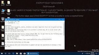 AppCheck AntiRansomware  GandCrab v30 Ransomware CRAB Block Video [upl. by Cassady]