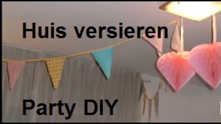 Huis versieren voor verjaardagDIY Party shoplog [upl. by Ramsden]