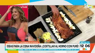 Costillar al horno con puré Camila chef explica preparación casera  Tu Día  Canal 13 [upl. by Motch]