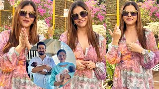 Congratulations 😍 Rubina जी Rubina Dilaik Says on her New Born Babies 💖📸 [upl. by Adnarym]