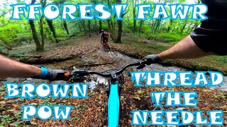 FForest Fawr MTB Trails  Thread the needle amp Brown Pow [upl. by Aseel]