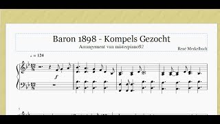 Baron 1898  Piano Tutorial BLADMUZIEK [upl. by Ahsiemak]