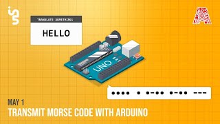 Transmit Morse Code with Arduino [upl. by Natsirk]