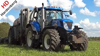 Slurry  Bouwland bemesten met New Holland T7040  T6080 en Jako  HG Joosten  2015 [upl. by Lash696]