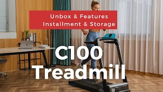 UNBOXING OVICX C100 Treadmill amp Features treadmill workout running [upl. by Sheeran]