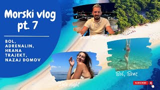 pozen MORSKI VLOG pt 7  Bol hrana adrenalin date night nazaj domov [upl. by Bertie]