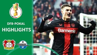 Leverkusen stay successful  Bayer 04 Leverkusen vs SC Paderborn 07 31  Highlights  DFBPokal [upl. by Ahsillek]