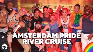 Amsterdam Pride River Cruise 2023 RECAP 🏳️‍🌈  OUTbound Travel [upl. by Elleinaj]