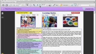 Part 11 EYLF Learning Stories Sample and Completing Learning Stories online  Online EYLF Tools [upl. by Yornek11]