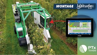 Ramassage de pommes avec autoguidage Trimble 🛰️ [upl. by Noryak]