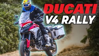 New DUCATI Multistrada V4 Rally TEST [upl. by Ahsiak]