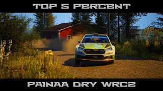 EA Sports WRC  Top 5 Percent  Time Trial  Finland Stage 5 Painaa Dry  WRC2 [upl. by Nosemyaj566]