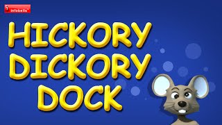 Hickory Dickory Dock Traditional Nursery Rhyme 3D Animated [upl. by Notlrahc]