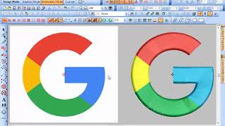 How to digitize google embroidery logo [upl. by Drahcir327]