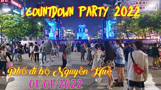 Giao thừa 2022  COUNTDOWN PARTY 2022 tại Phố đi bộ Nguyễn Huệ [upl. by Pippy106]